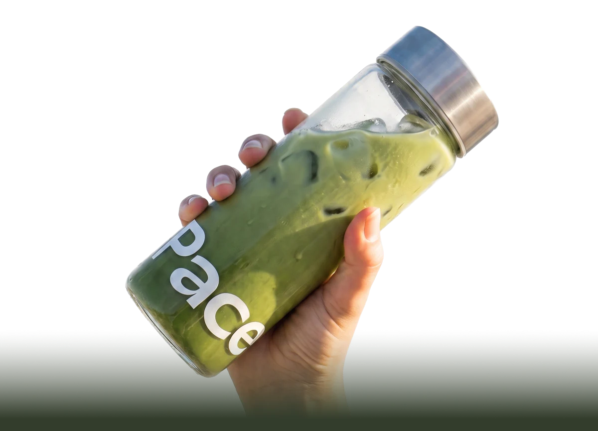 Pace Brilliant Matcha Flasche